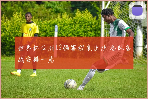世界杯亚洲12强赛程表出炉 各队备战安排一览